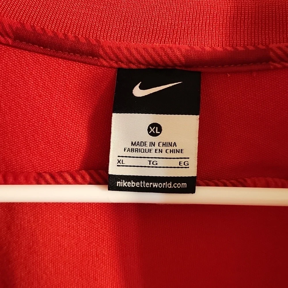 Vintage Y2K Nike Manchester United Track Jacket Full Zip Sz XL Soccer Futbol EUC - Picture 9 of 14